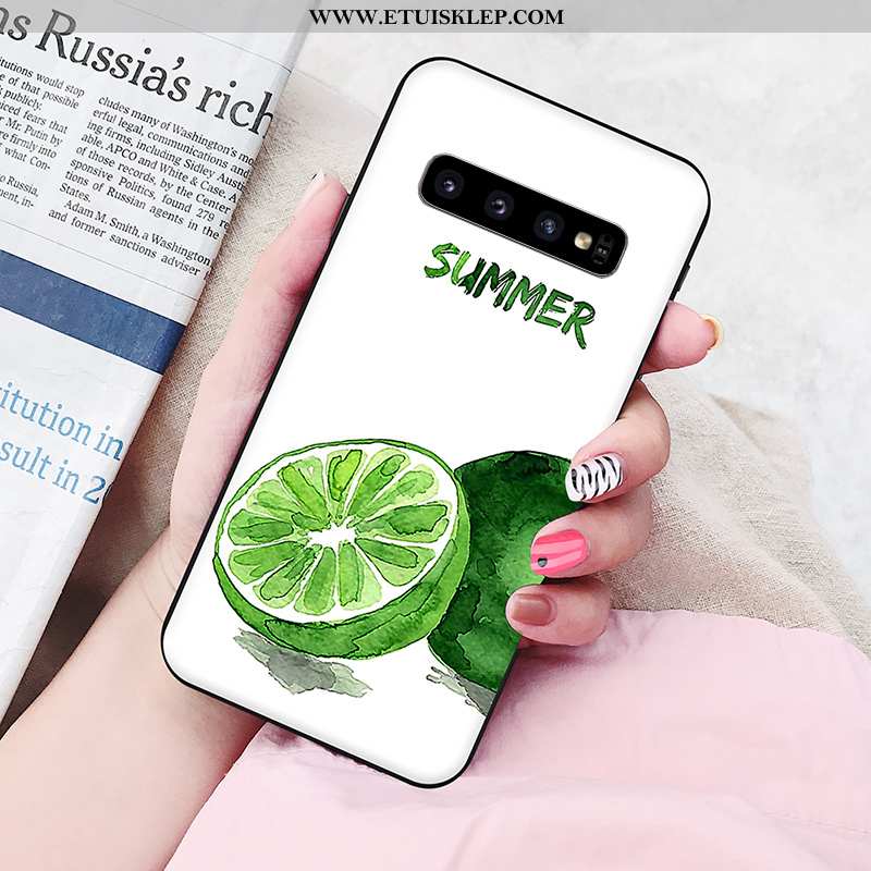 Etui Samsung Galaxy S10 Miękki Telefon Komórkowy Kolor Różowe Osobowość Nowy Tanie