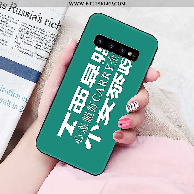 Etui Samsung Galaxy S10 Miękki Telefon Komórkowy Kolor Różowe Osobowość Nowy Tanie