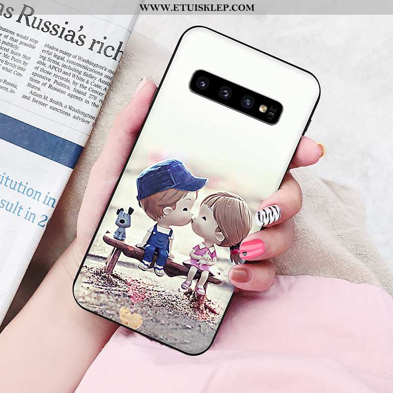 Etui Samsung Galaxy S10 Miękki Telefon Komórkowy Kolor Różowe Osobowość Nowy Tanie