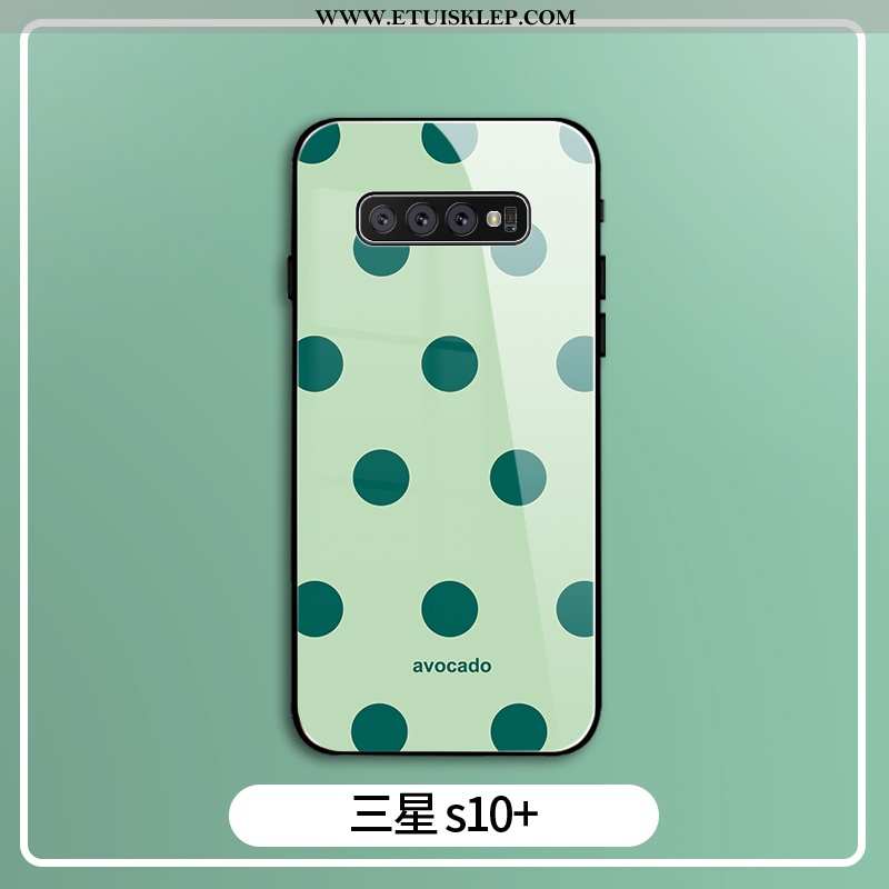 Etui Samsung Galaxy S10+ Moda Punkt Fali Anti-fall Zakochani Futerał Proste Świeży Sklep