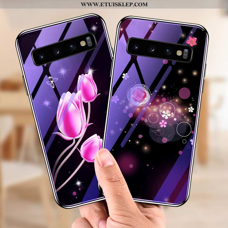 Etui Samsung Galaxy S10+ Ochraniacz Futerał Gwiazda All Inclusive Purpurowy Pu Na Sprzedaż