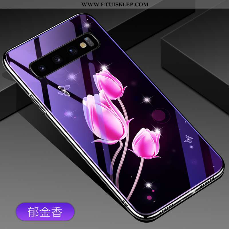 Etui Samsung Galaxy S10+ Ochraniacz Futerał Gwiazda All Inclusive Purpurowy Pu Na Sprzedaż