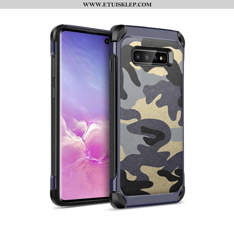 Etui Samsung Galaxy S10+ Silikonowe Kamuflaż Telefon Komórkowy Wysoki Koniec Trendy Futerał Gwiazda 