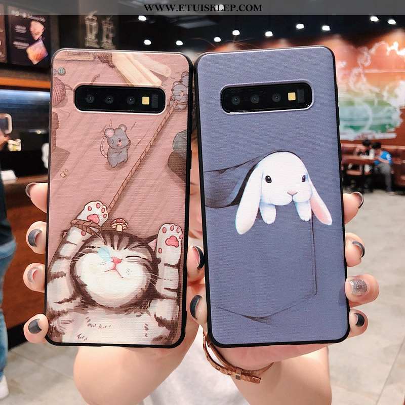 Etui Samsung Galaxy S10+ Trendy Zakochani Czerwony Netto Futerał Ładny Gwiazda Wiatr Tani