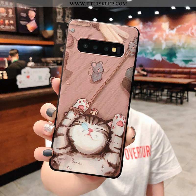 Etui Samsung Galaxy S10+ Trendy Zakochani Czerwony Netto Futerał Ładny Gwiazda Wiatr Tani