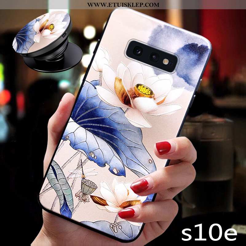 Etui Samsung Galaxy S10e Ochraniacz All Inclusive Silikonowe Zielony Gwiazda Vintage Nowy Sklep