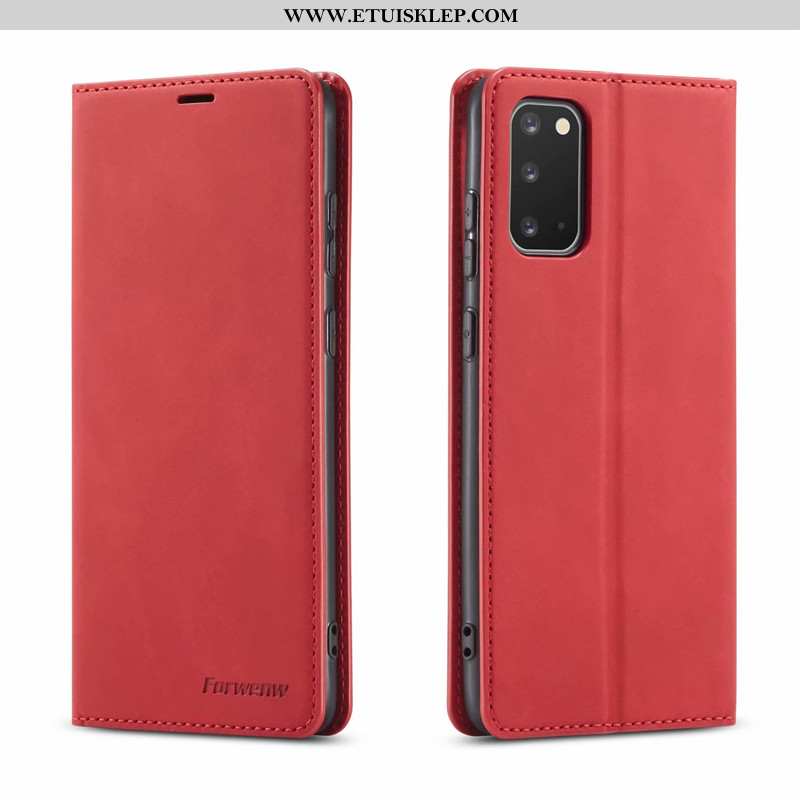 Etui Samsung Galaxy S20 Kreatywne Futerał Karta Czerwony Telefon Komórkowy Portfel Gwiazda Na Sprzed