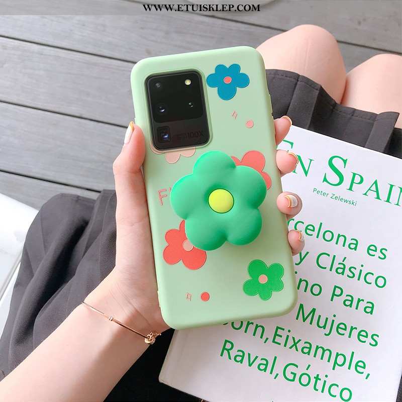 Etui Samsung Galaxy S20 Ultra Silikonowe Anti-fall Kolor Zielony Trendy Kreskówka Kupię