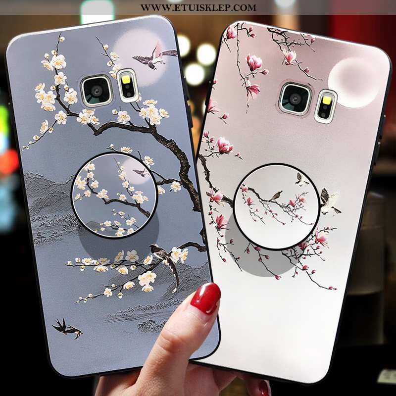 Etui Samsung Galaxy S7 Cienkie Futerał Szary Telefon Komórkowy Nubuku Super Gwiazda Dyskont