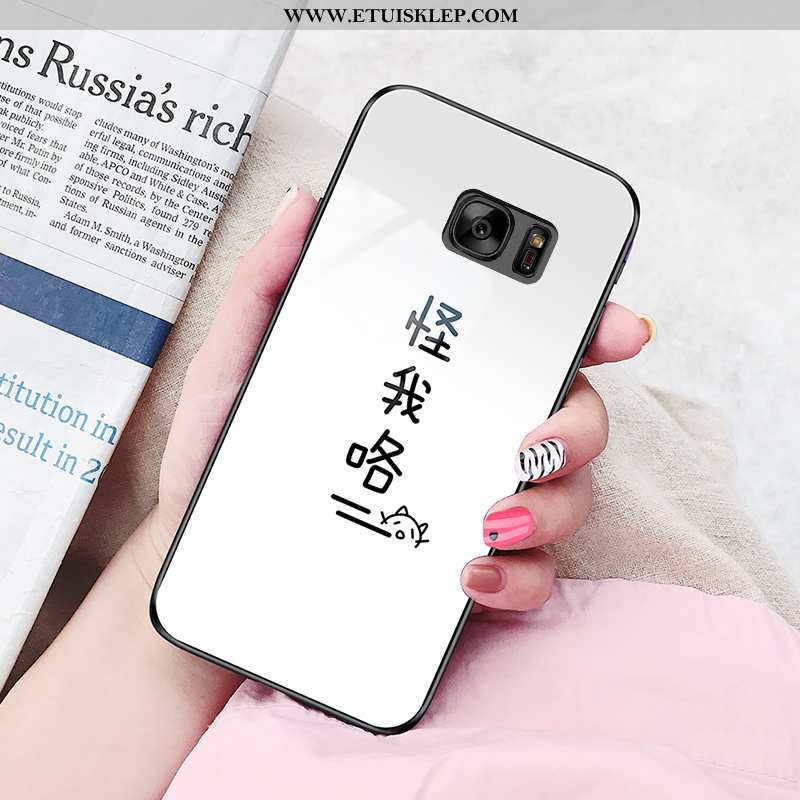 Etui Samsung Galaxy S7 Silikonowe Miękki Futerał Biały Trendy Proste Tani