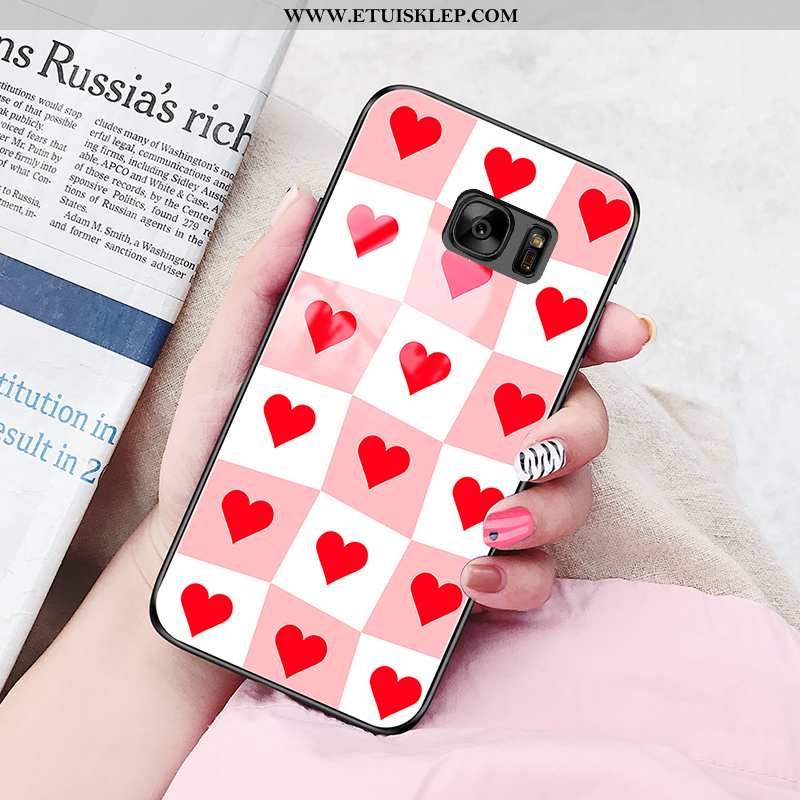 Etui Samsung Galaxy S7 Silikonowe Miękki Futerał Biały Trendy Proste Tani