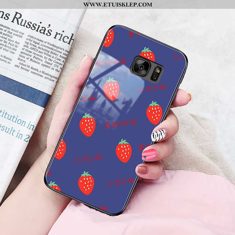 Etui Samsung Galaxy S7 Silikonowe Miękki Futerał Biały Trendy Proste Tani