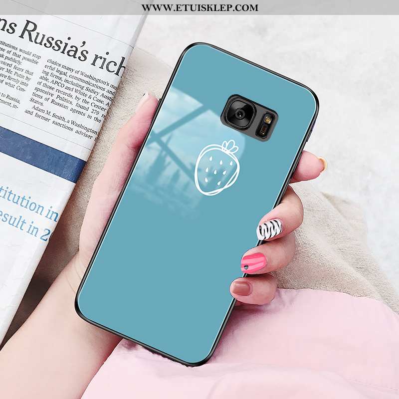 Etui Samsung Galaxy S7 Silikonowe Miękki Futerał Biały Trendy Proste Tani