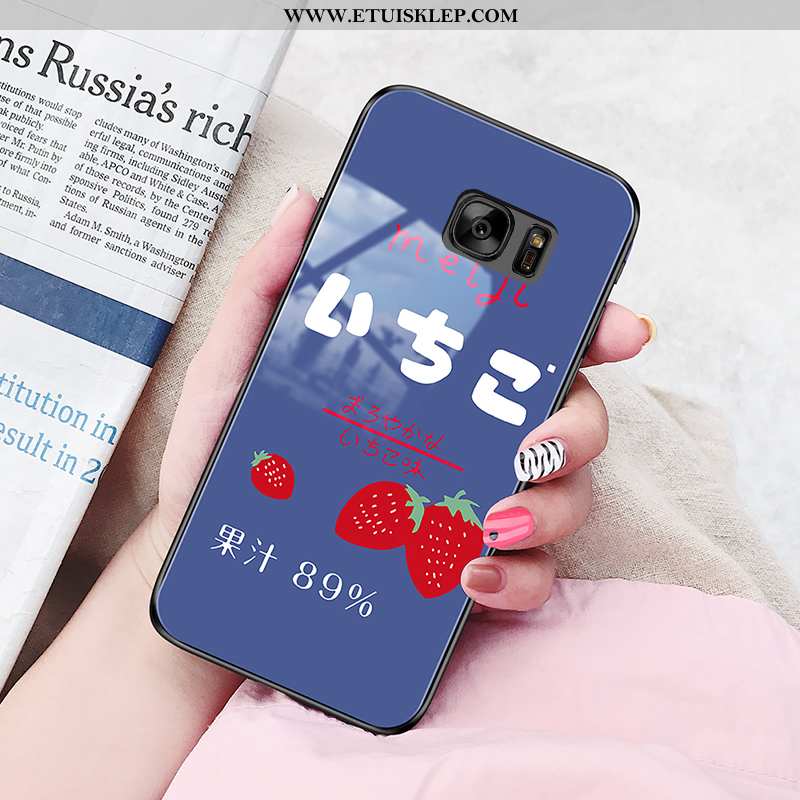 Etui Samsung Galaxy S7 Silikonowe Miękki Futerał Biały Trendy Proste Tani