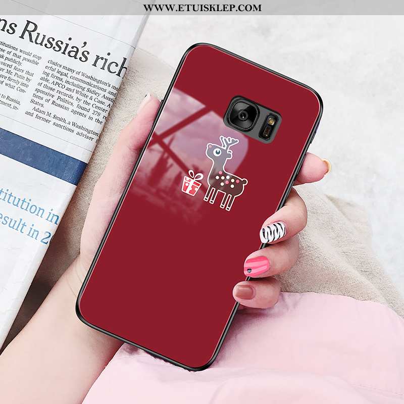 Etui Samsung Galaxy S7 Silikonowe Miękki Futerał Biały Trendy Proste Tani