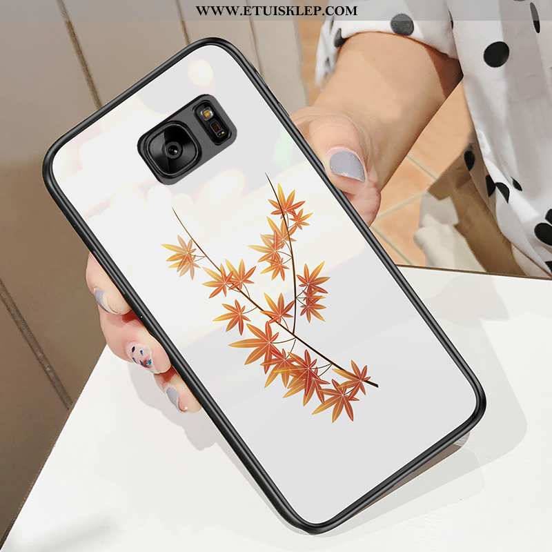 Etui Samsung Galaxy S7 Szkło Świeży Liść Futerał Biały Telefon Komórkowy Kupię