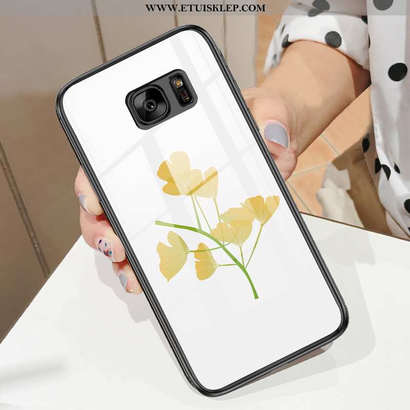 Etui Samsung Galaxy S7 Szkło Świeży Liść Futerał Biały Telefon Komórkowy Kupię