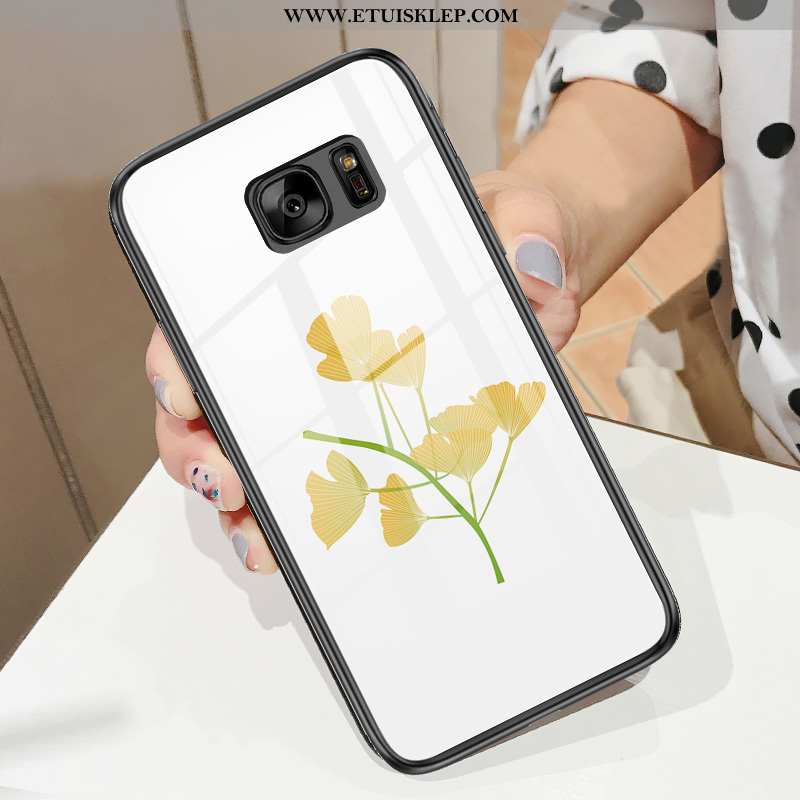 Etui Samsung Galaxy S7 Szkło Świeży Liść Futerał Biały Telefon Komórkowy Kupię