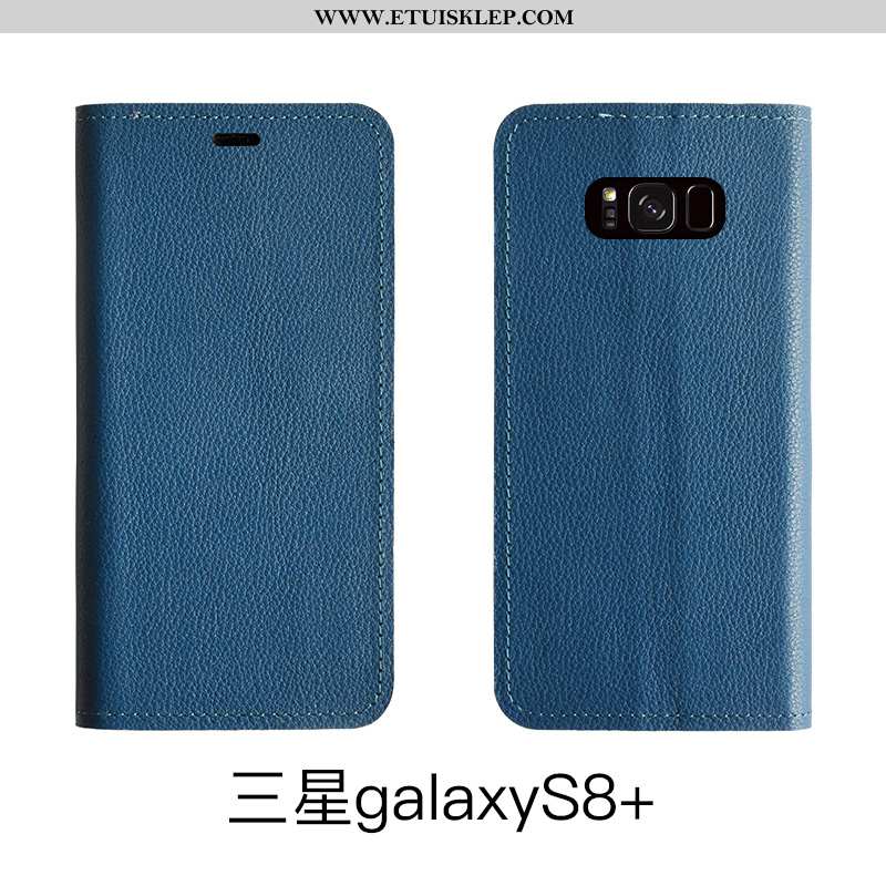 Etui Samsung Galaxy S8+ Ochraniacz Brązowy Futerał Pokrowce Skóra Wysoki Koniec Tani