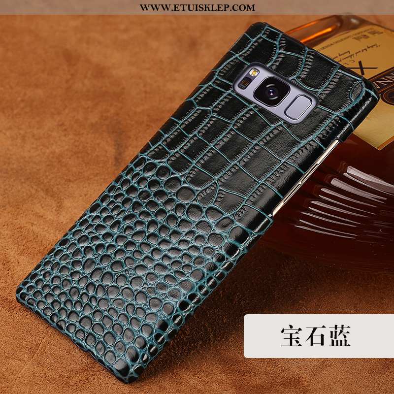 Etui Samsung Galaxy S8+ Trendy Kreatywne Jakość Gwiazda Anti-fall Futerał Prawdziwa Skóra Tani