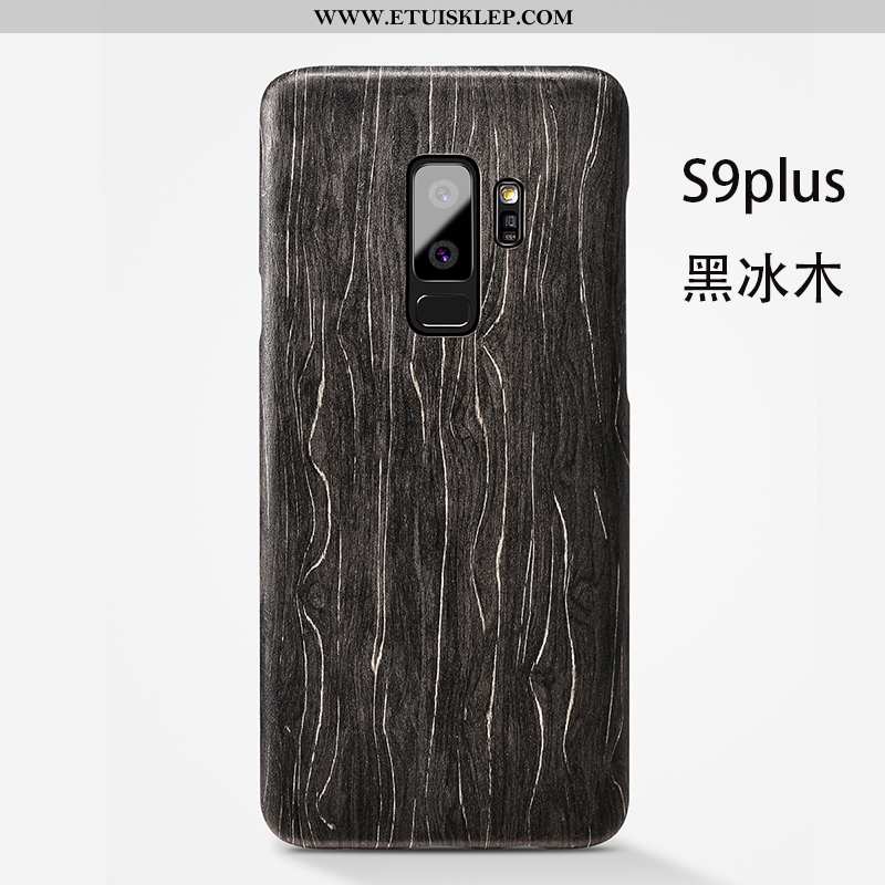 Etui Samsung Galaxy S9+ Drewniany Proste Futerał Brązowy Cienkie Nubuku Sprzedam