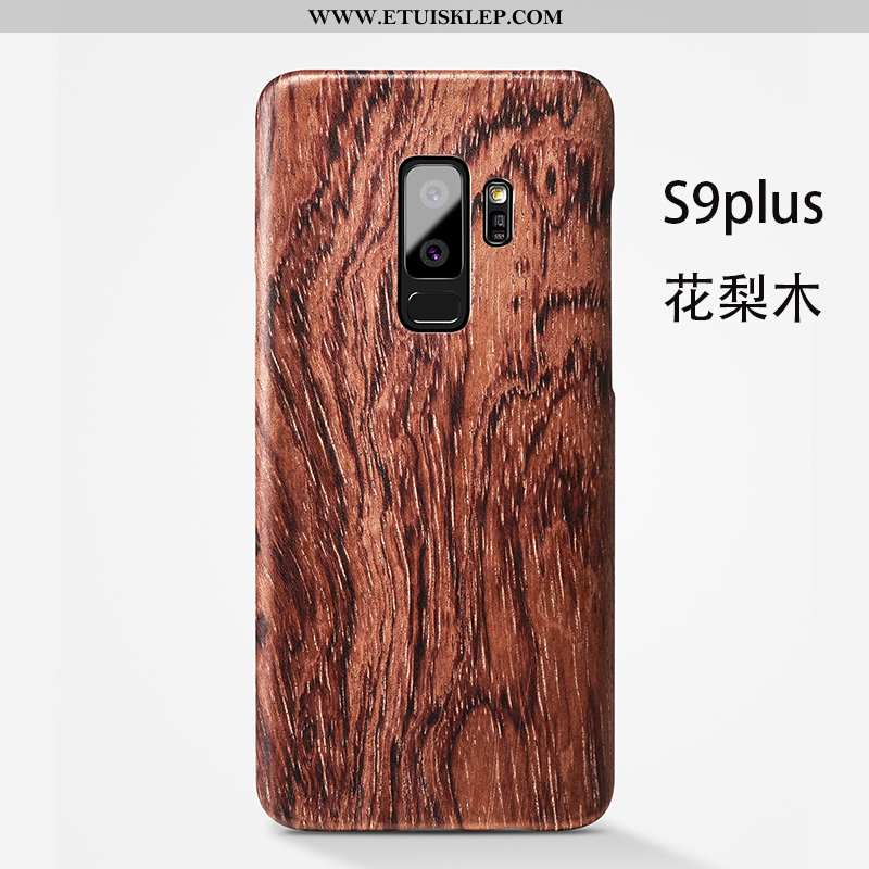 Etui Samsung Galaxy S9+ Drewniany Proste Futerał Brązowy Cienkie Nubuku Sprzedam