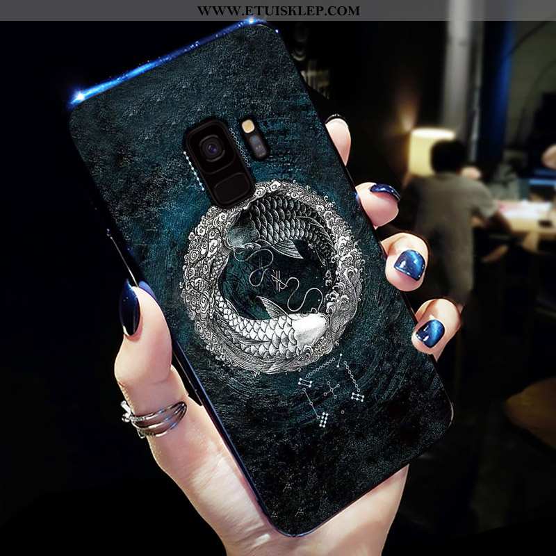 Etui Samsung Galaxy S9 Kreatywne Cienkie Trendy Osobowość Czarny Nubuku Telefon Komórkowy Sklep