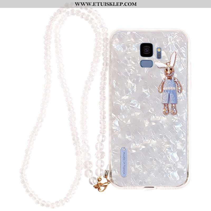 Etui Samsung Galaxy S9 Rhinestone Biały Telefon Komórkowy Nowy Futerał Anti-fall Kupię