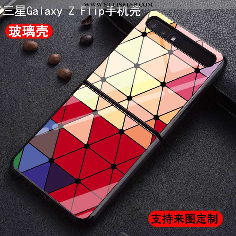 Etui Samsung Z Flip Trendy Proste Futerał Trudno Anti-fall Kreskówka Dostosowane Tanie