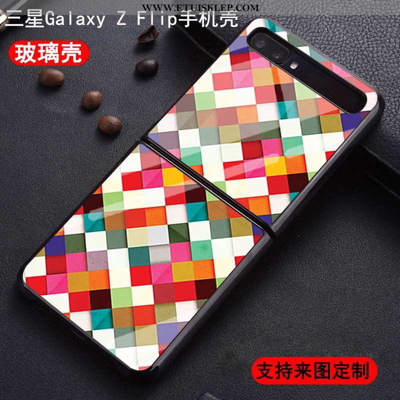 Etui Samsung Z Flip Trendy Proste Futerał Trudno Anti-fall Kreskówka Dostosowane Tanie