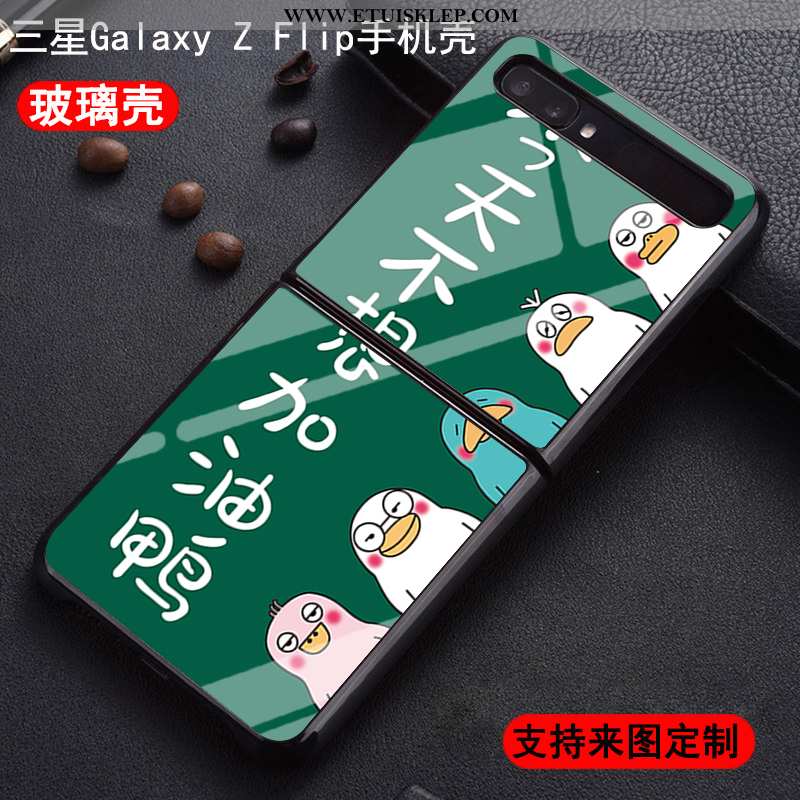 Etui Samsung Z Flip Trendy Proste Futerał Trudno Anti-fall Kreskówka Dostosowane Tanie