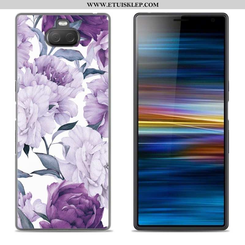 Etui Sony Xperia 10 Plus Kreatywne Silikonowe Futerał Obrzeża Telefon Komórkowy Zielony Tanie