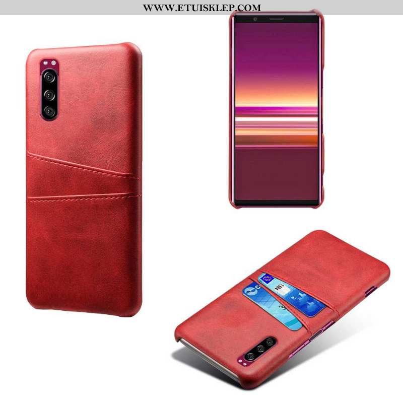 Etui Sony Xperia 5 Skóra Różowe Telefon Komórkowy Jakość Futerał Sprzedam