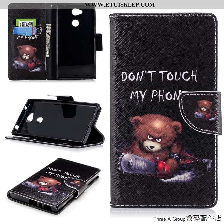 Etui Sony Xperia L2 Skórzane Karta Biały Futerał Telefon Komórkowy Silikonowe Na Sprzedaż