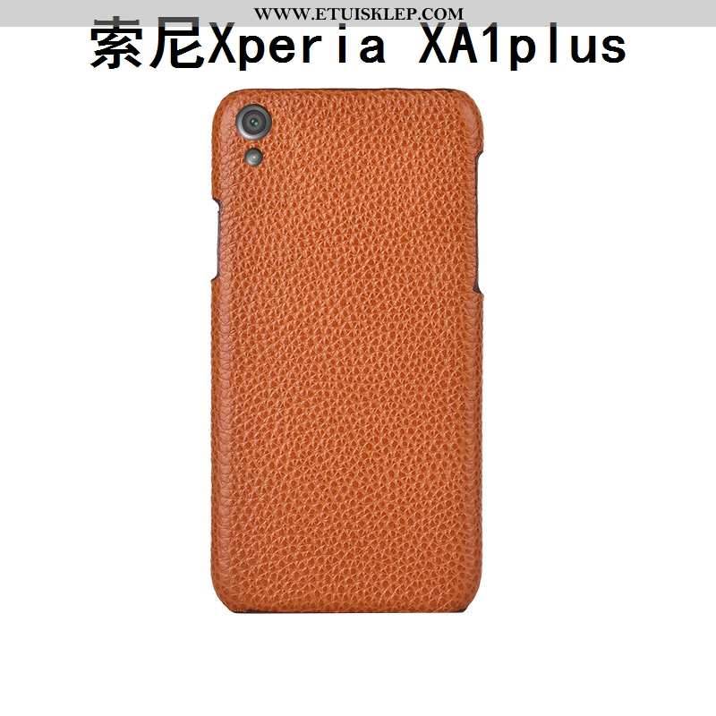 Etui Sony Xperia Xa1 Plus Kreatywne Litchi Ochraniacz Anti-fall Luksusowy Czerwony Sklep