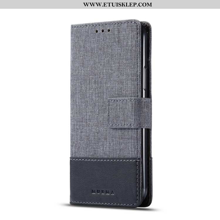 Etui Sony Xperia Xa2 Ultra Miękki Skórzane Szary Karta Telefon Komórkowy Pokrowce Sklep