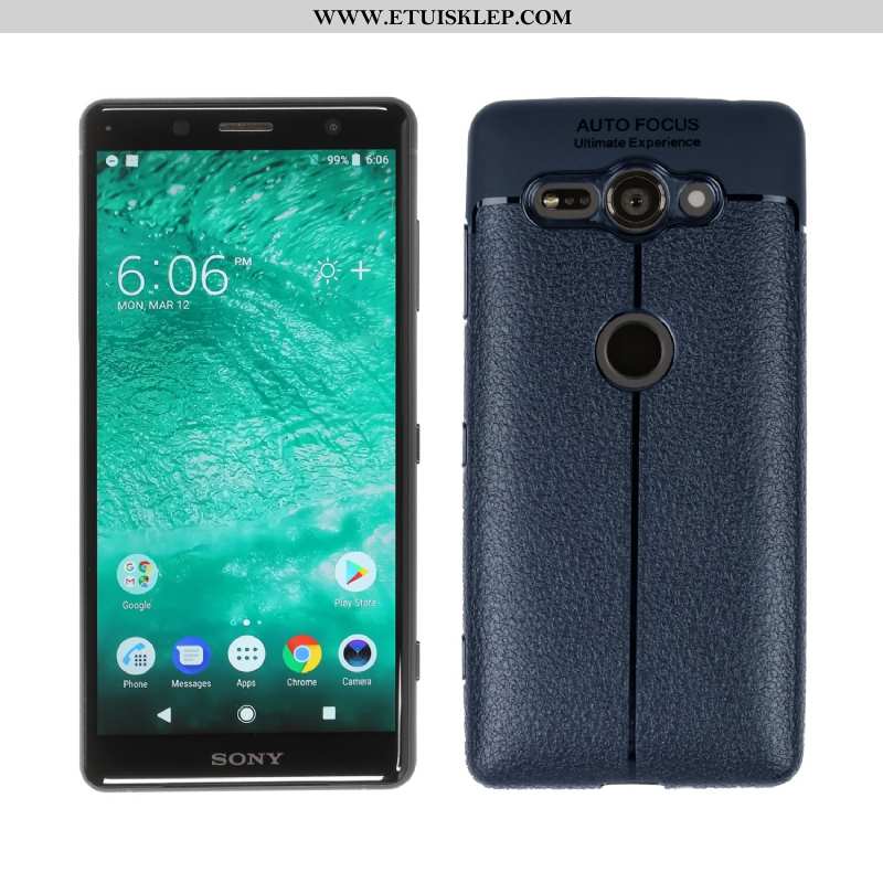 Etui Sony Xperia Xz2 Compact Futerał Telefon Komórkowy Ciemno Niebieski Oferta