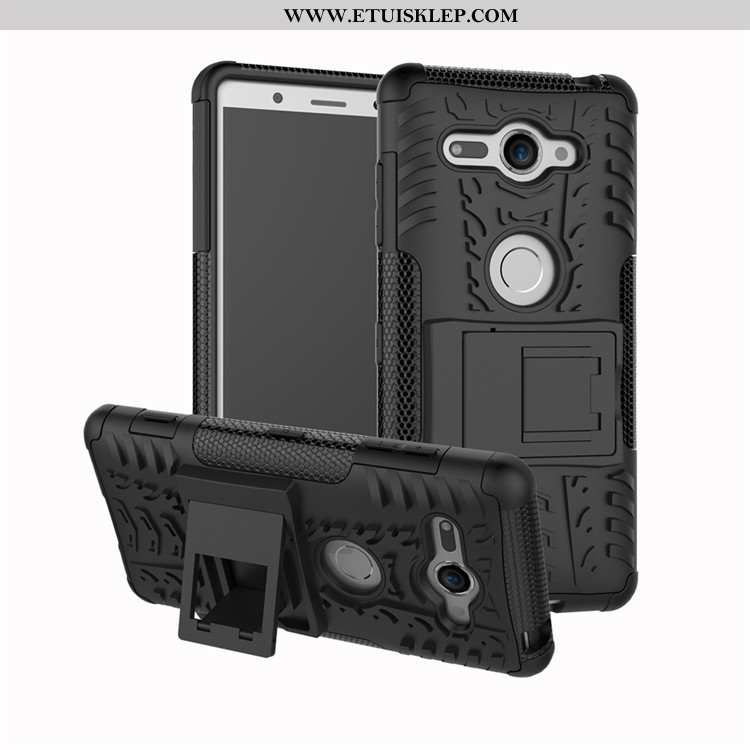 Etui Sony Xperia Xz2 Compact Ochraniacz Futerał Czarny Anti-fall Wspornik Telefon Komórkowy Tani