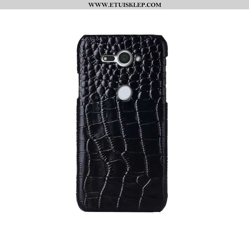 Etui Sony Xperia Xz2 Compact Prawdziwa Skóra Kreatywne Luksusowy Futerał Anti-fall Telefon Komórkowy