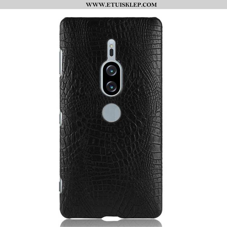 Etui Sony Xperia Xz2 Premium Wzór Telefon Komórkowy Futerał Krokodyl Czarny Trudno Sklep