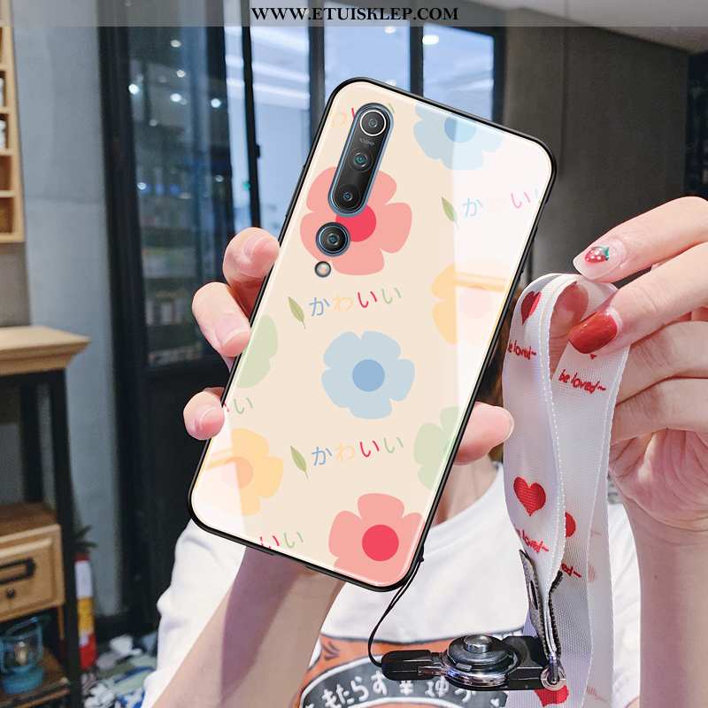 Etui Xiaomi Mi 10 Ochraniacz Mały Młodzież Czerwony Netto Silikonowe Różowe Na Sprzedaż