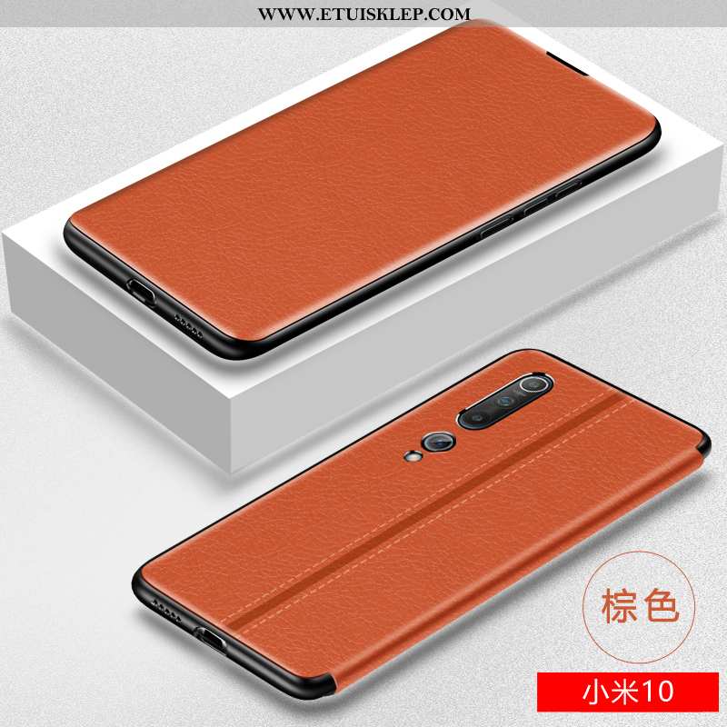 Etui Xiaomi Mi 10 Osobowość Telefon Komórkowy Biznes Anti-fall Wysoki Koniec Trendy Klapa Sklep