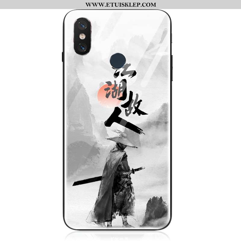 Etui Xiaomi Mi 8 Wzór Szkło All Inclusive Chiński Styl Ochraniacz Anti-fall Młodzież Kup