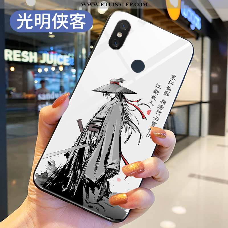 Etui Xiaomi Mi 8 Wzór Szkło All Inclusive Chiński Styl Ochraniacz Anti-fall Młodzież Kup