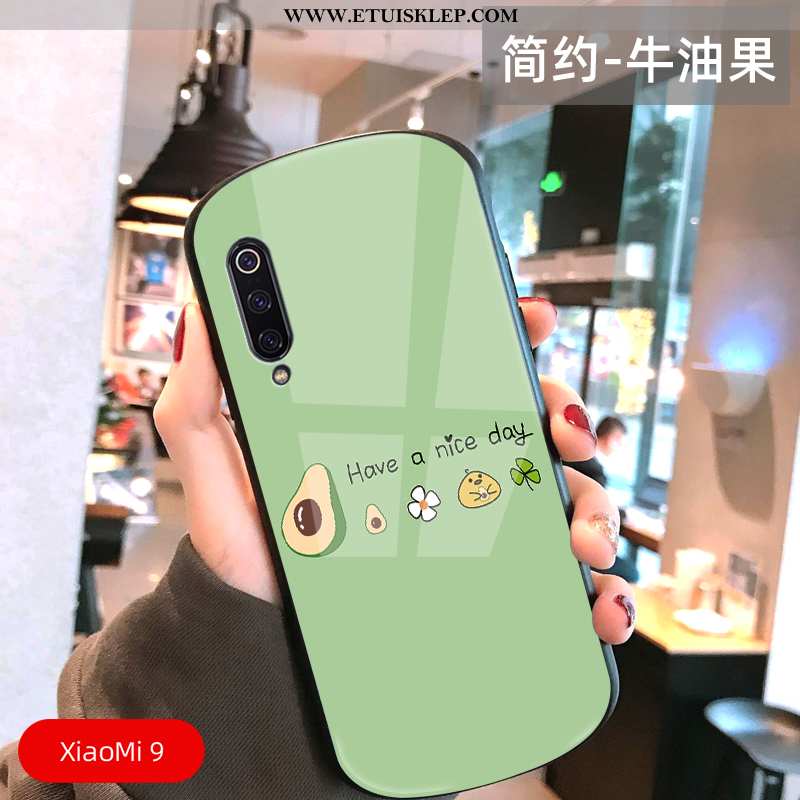 Etui Xiaomi Mi 9 Cienkie Wiatr Szkło Anti-fall All Inclusive Nubuku Online