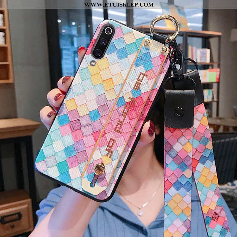 Etui Xiaomi Mi 9 Lite Trendy Osobowość Czerwony Netto Nubuku Anti-fall Młodzież All Inclusive Kupię