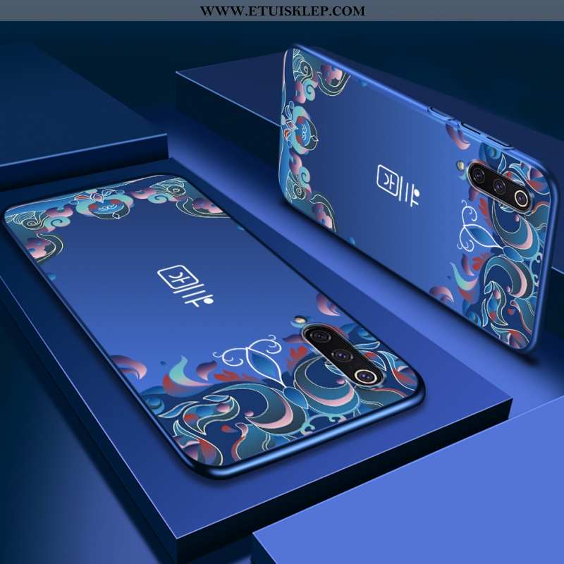 Etui Xiaomi Mi 9 Nubuku Niebieski Cienkie Telefon Komórkowy Futerał Trudno Mały Online