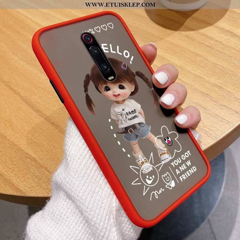 Etui Xiaomi Mi 9t Pro Cienkie Czerwony Trendy Kreatywne Silikonowe Nubuku Super Kup