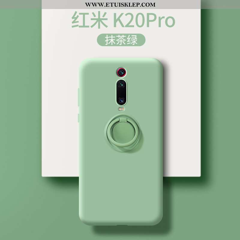 Etui Xiaomi Mi 9t Pro Cienkie Nubuku Super Kreatywne Wspornik Czerwony Tanie