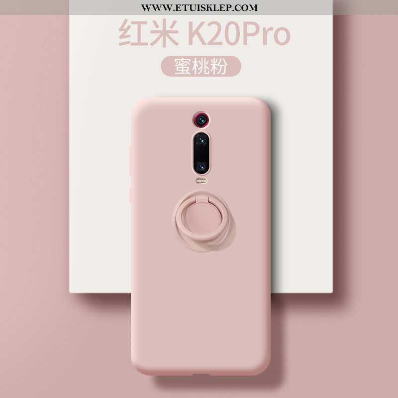 Etui Xiaomi Mi 9t Pro Cienkie Nubuku Super Kreatywne Wspornik Czerwony Tanie